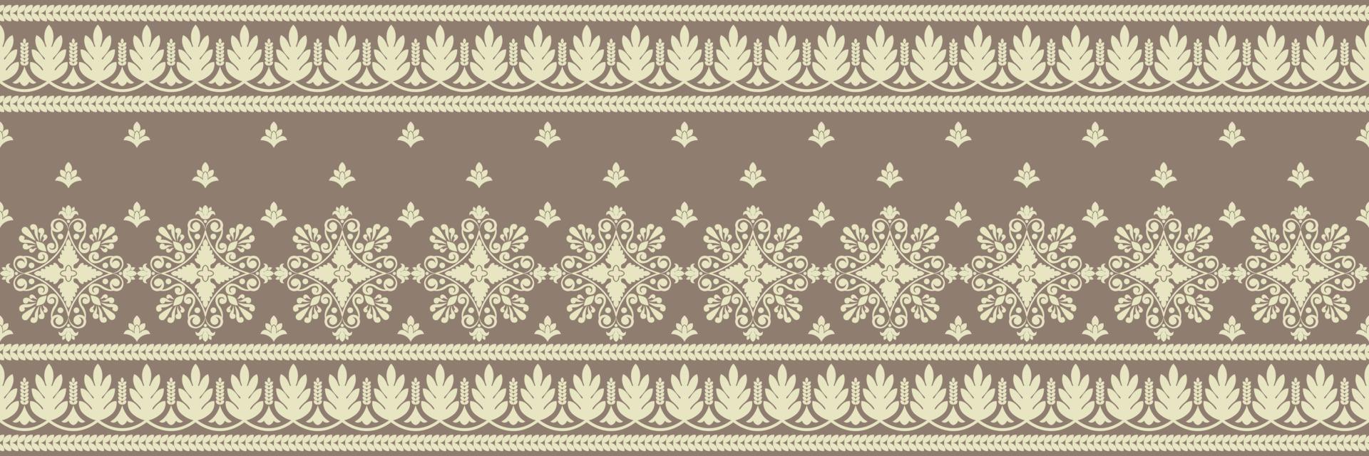 Floral seamless pattern. Vector indian decorative wallpaper. Batik indonesia. Colorful pattern with paisley and stylized flowers. Design for wrapping paper, cover, fabric, textile, wallpaper, curtains