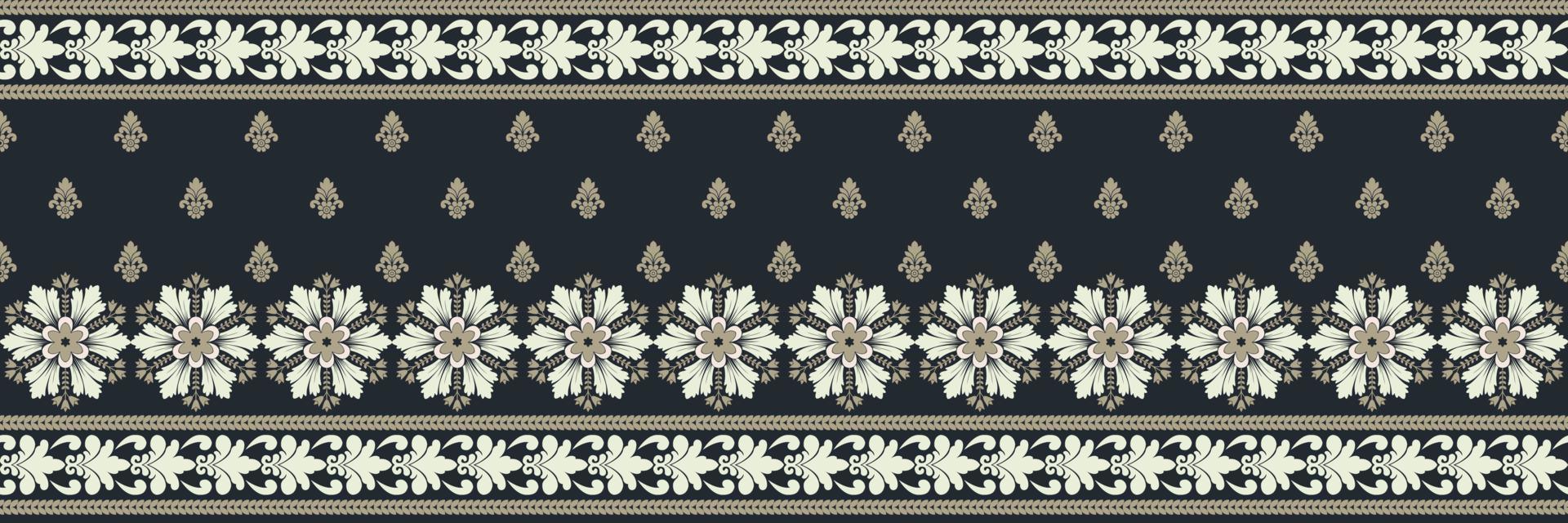 Floral seamless pattern. Vector indian decorative wallpaper. Batik indonesia. Colorful pattern with paisley and stylized flowers. Design for wrapping paper, cover, fabric, textile, wallpaper, curtains