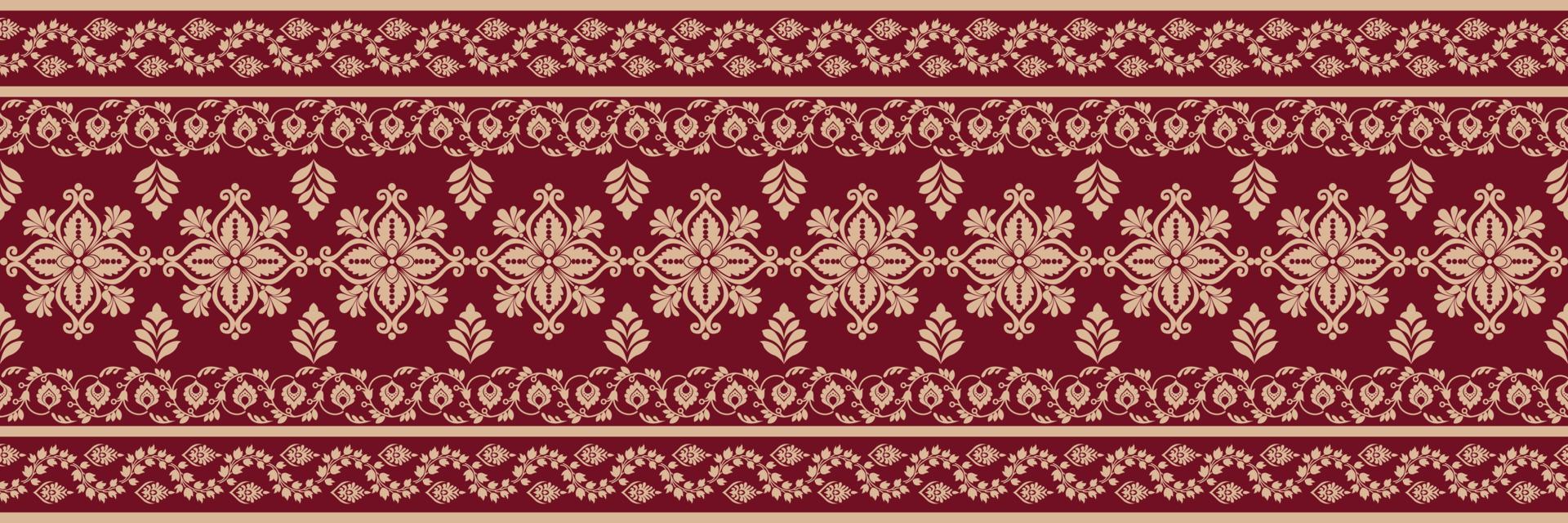 Floral seamless pattern. Vector indian decorative wallpaper. Batik indonesia. Colorful pattern with paisley and stylized flowers. Design for wrapping paper, cover, fabric, textile, wallpaper, curtains