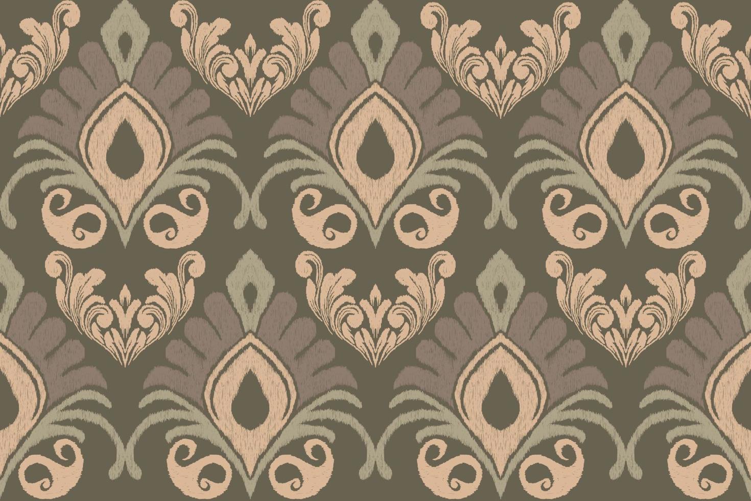 Floral seamless pattern. Vector indian decorative wallpaper. Batik indonesia. Colorful pattern with paisley and stylized flowers. Design for wrapping paper, cover, fabric, textile, wallpaper, curtains