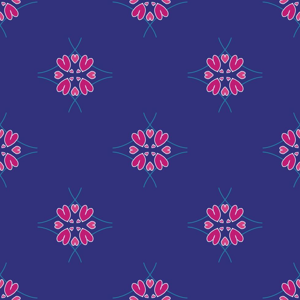 seamless pattern with heart illustration design photo