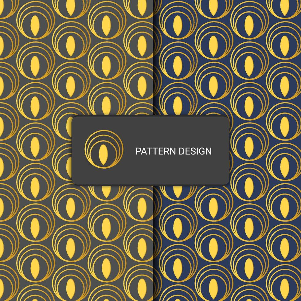 Vector luxury gold pattern design