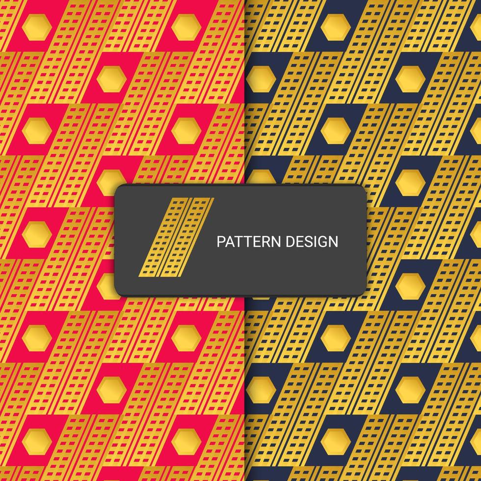 Vector luxury gold pattern design