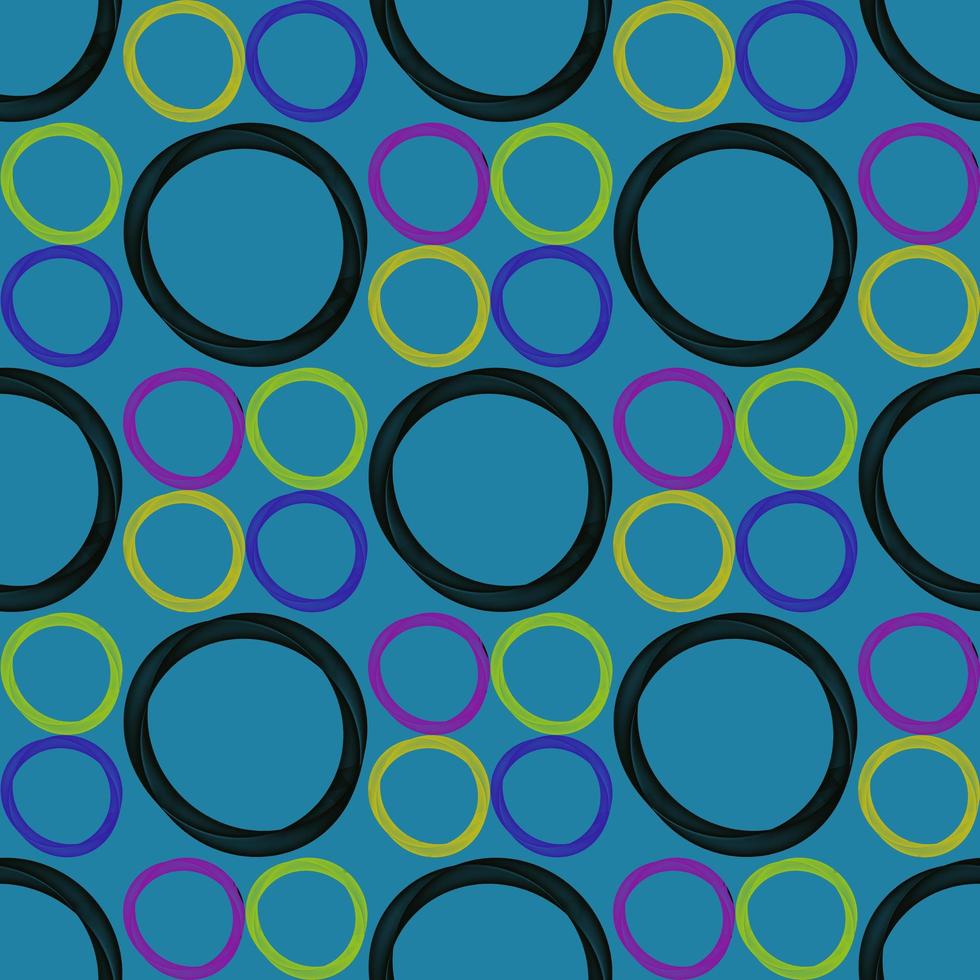 seamless pattern with circle illustration design photo