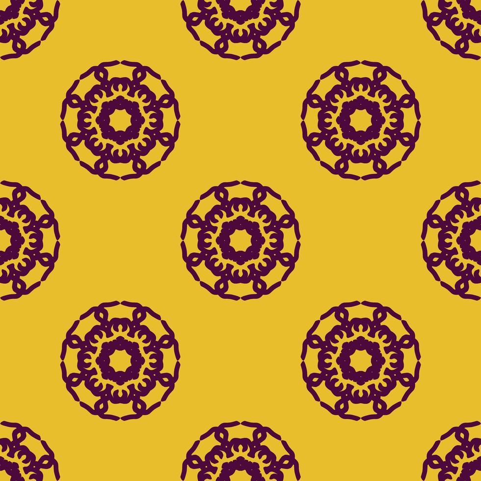 seamless pattern with circle shape illustration design photo