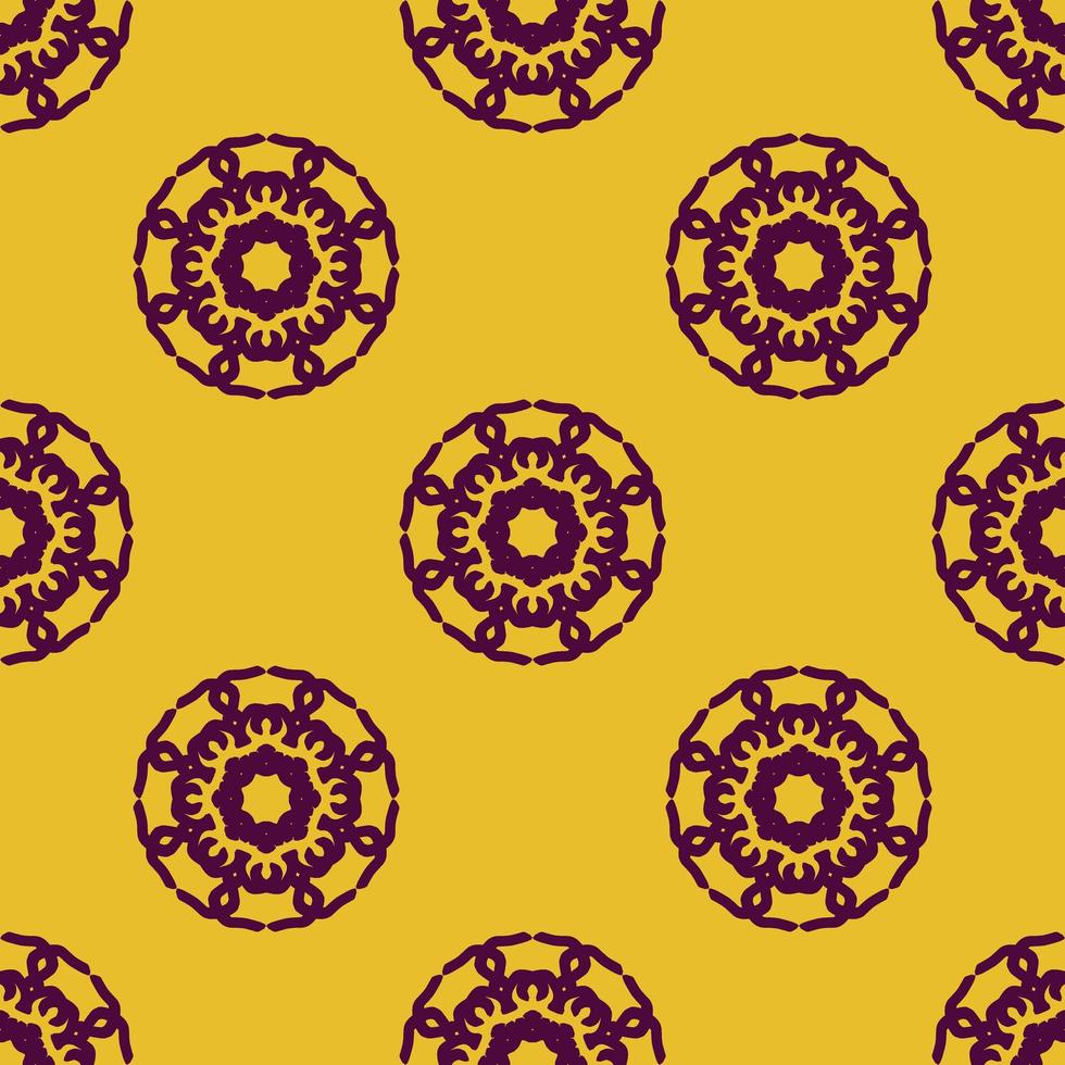 seamless pattern with circle shape illustration design photo