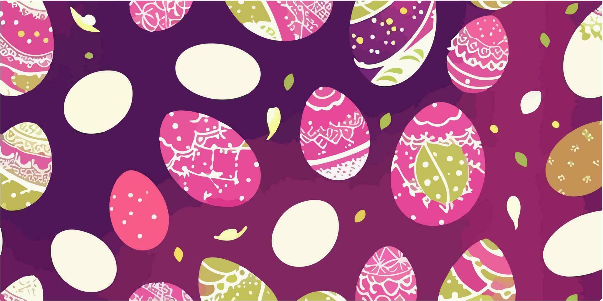 Vector Set of Festive Easter Backgrounds