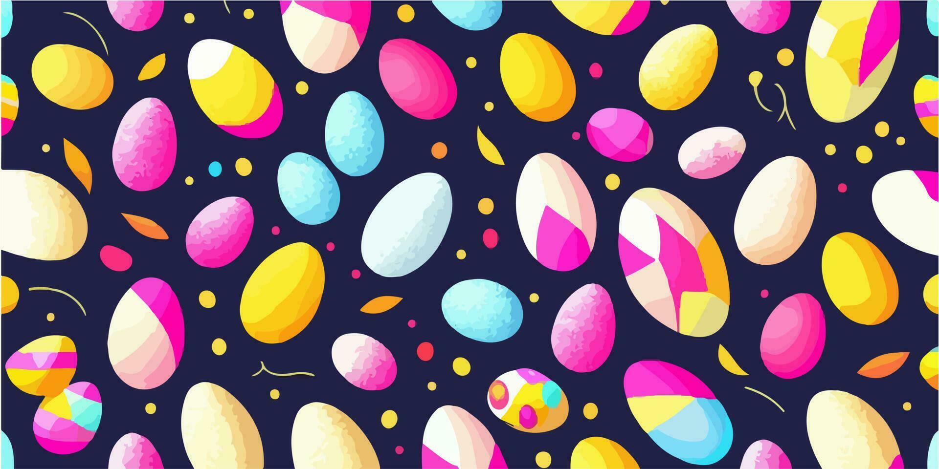 Vector Illustration of Easter Egg Cartoon