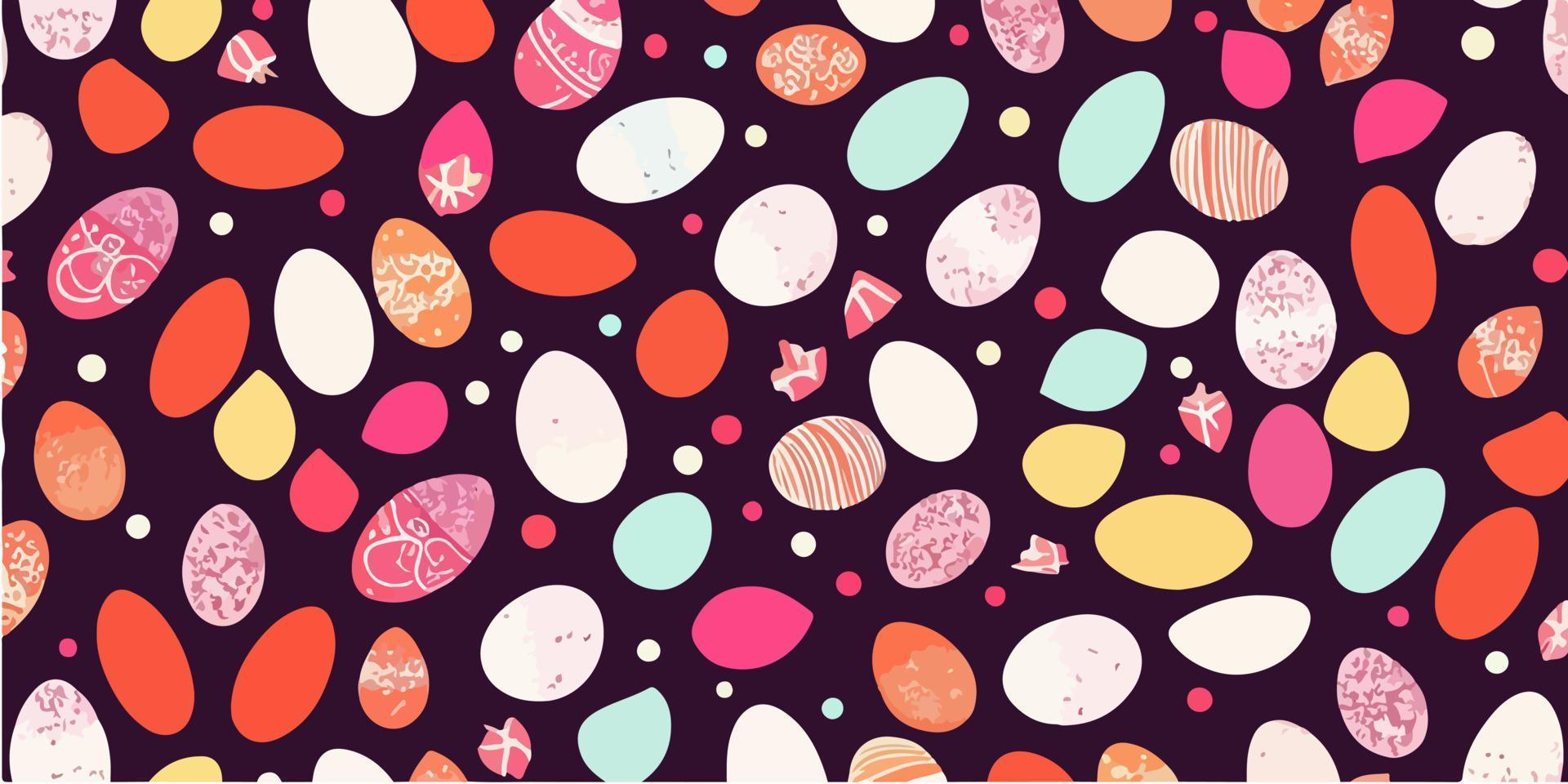 Vector Pink Easter Egg Fashion Design