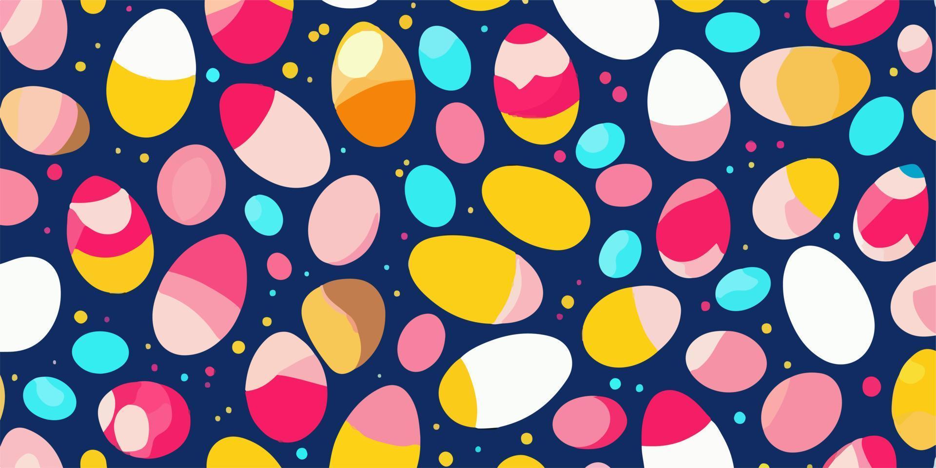 Vector Easter Egg Banner for Social Media and Web Design