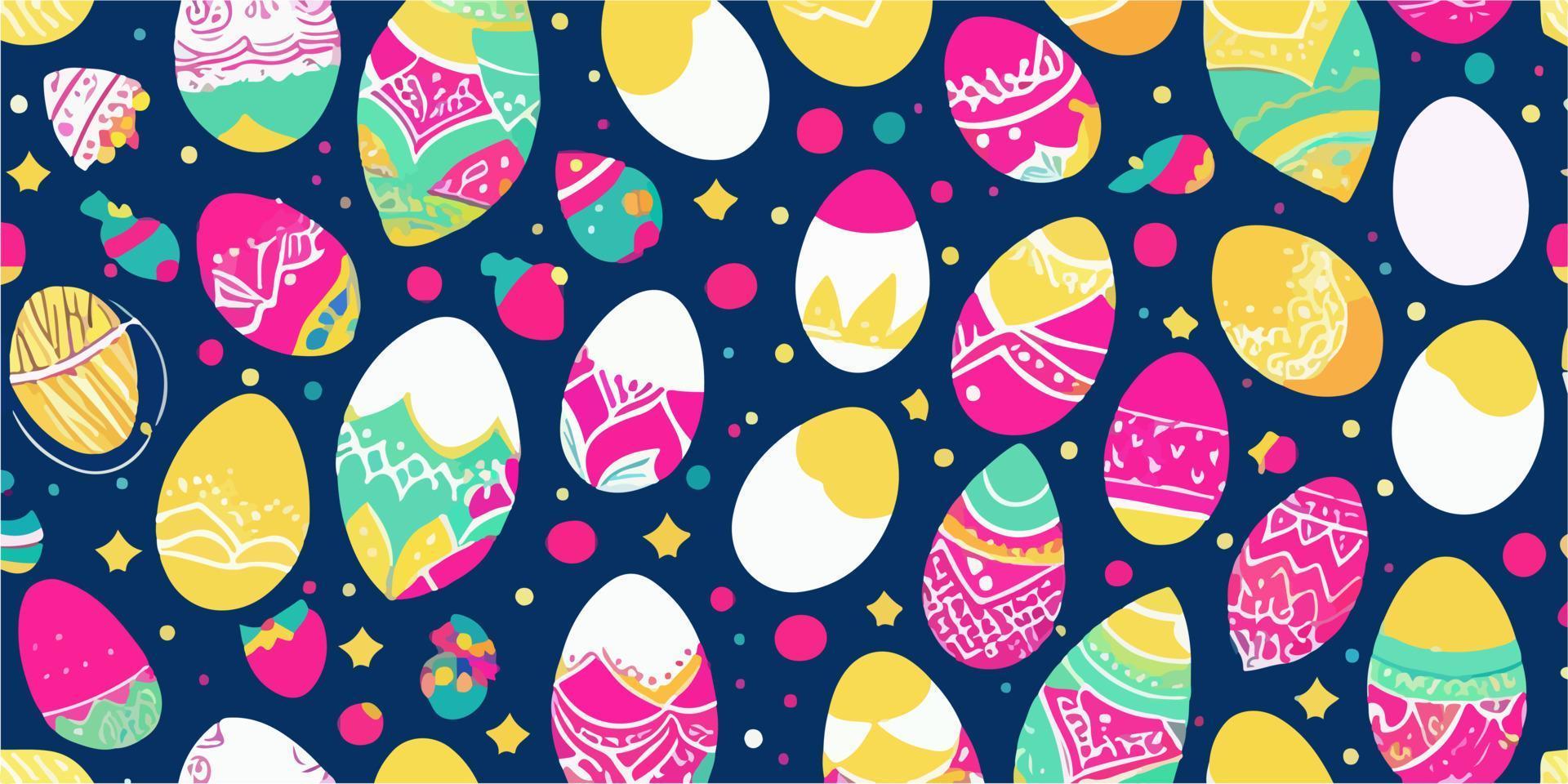 Vector Fun Illustrations of Easter Bunny and Chick Designs