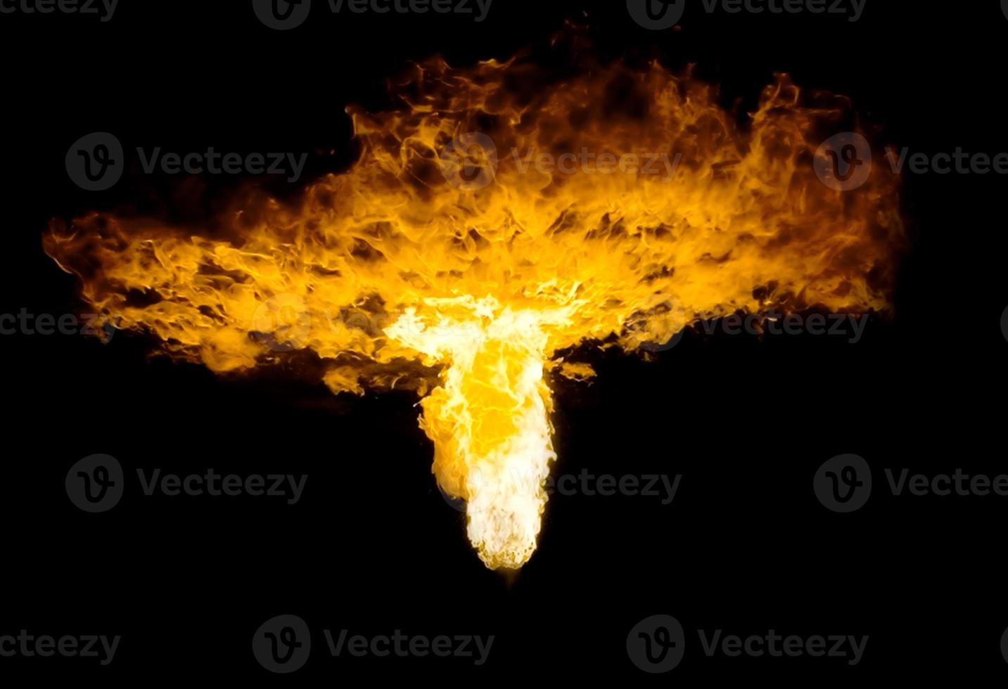 Fire flame isolate on black background. Burn flames, abstract texture. Art design for fire pattern, flame texture. photo