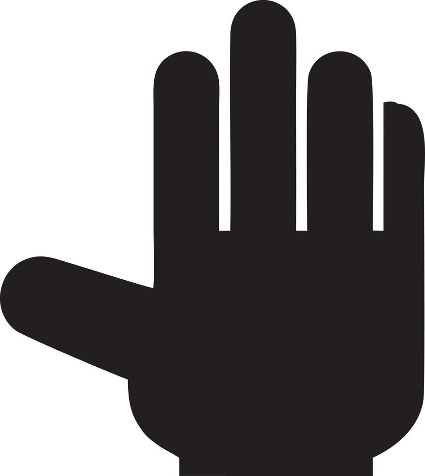 Hand icon symbol vector image. Illustration of the isolated finger hand touch human design. EPS 10