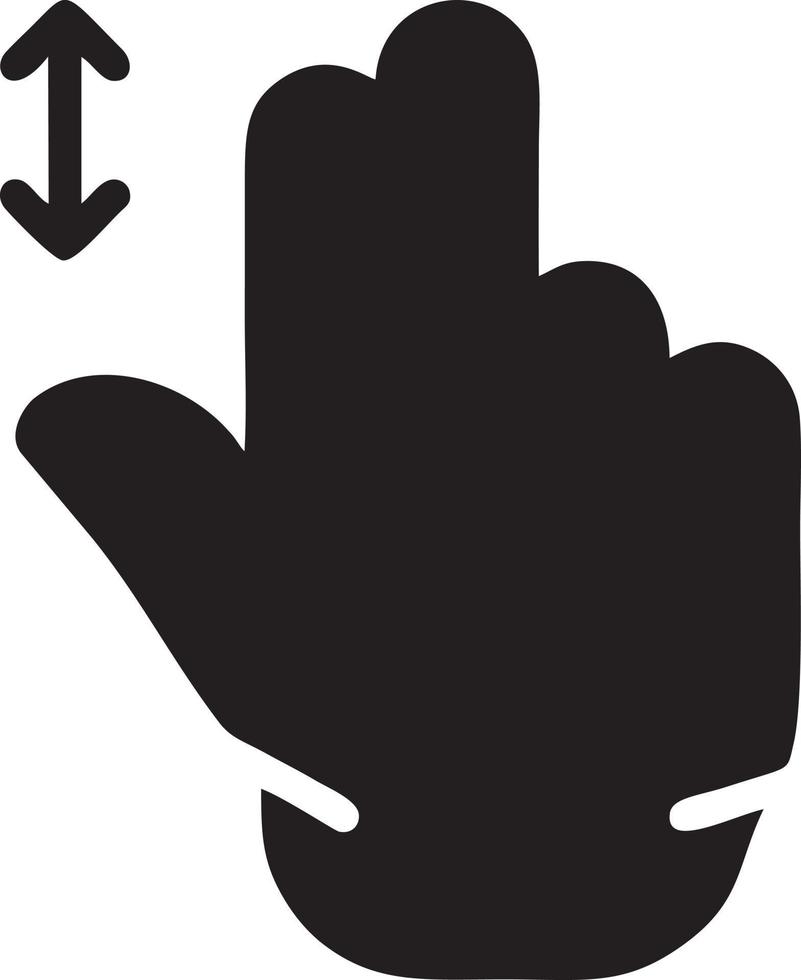 Hand icon symbol vector image. Illustration of the isolated finger hand touch human design. EPS 10