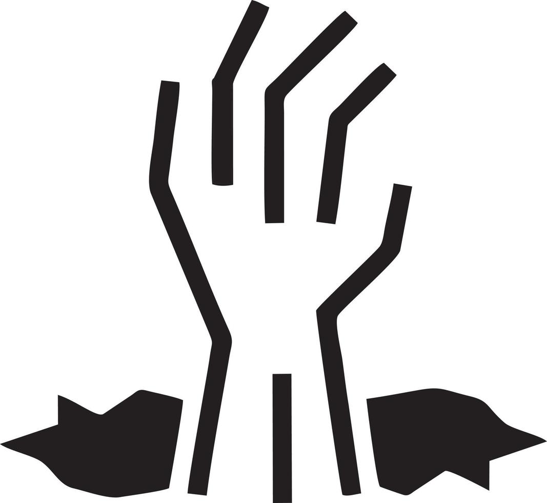 Hand icon symbol vector image. Illustration of the isolated finger hand touch human design. EPS 10