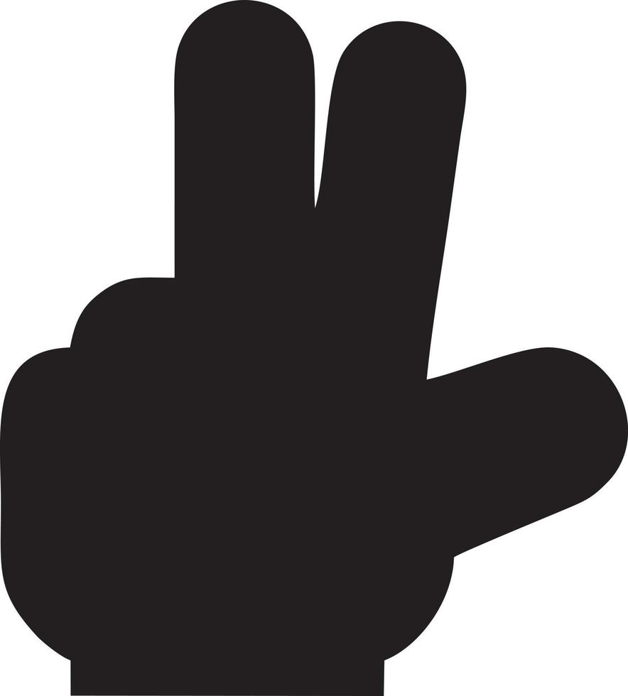 Hand icon symbol vector image. Illustration of the isolated finger hand touch human design. EPS 10