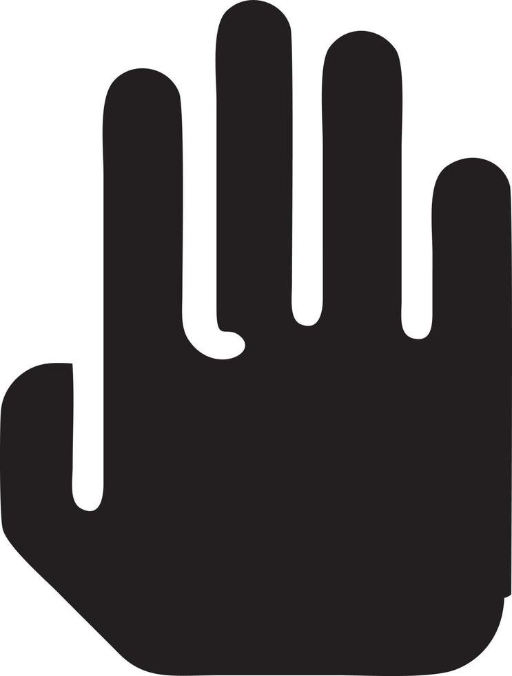 Hand icon symbol vector image. Illustration of the isolated finger hand touch human design. EPS 10
