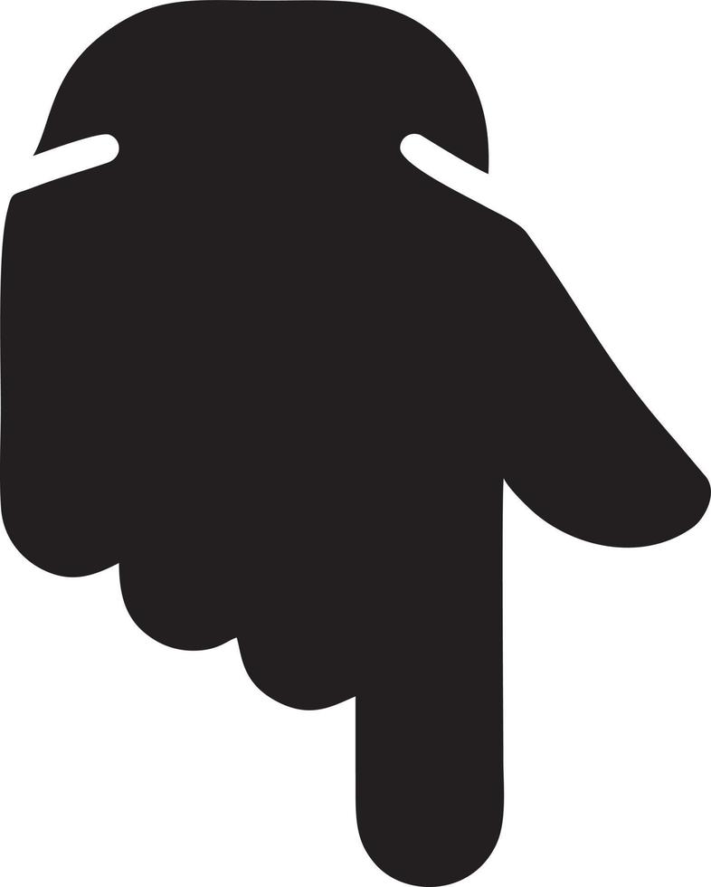 Hand icon symbol vector image. Illustration of the isolated finger hand touch human design. EPS 10