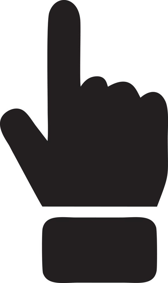 Hand icon symbol vector image. Illustration of the isolated finger hand touch human design. EPS 10