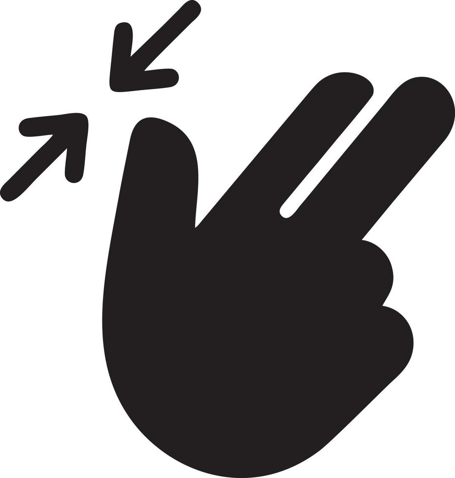 Hand icon symbol vector image. Illustration of the isolated finger hand touch human design. EPS 10