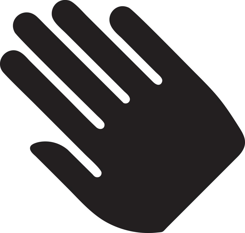 Hand icon symbol vector image. Illustration of the isolated finger hand touch human design. EPS 10