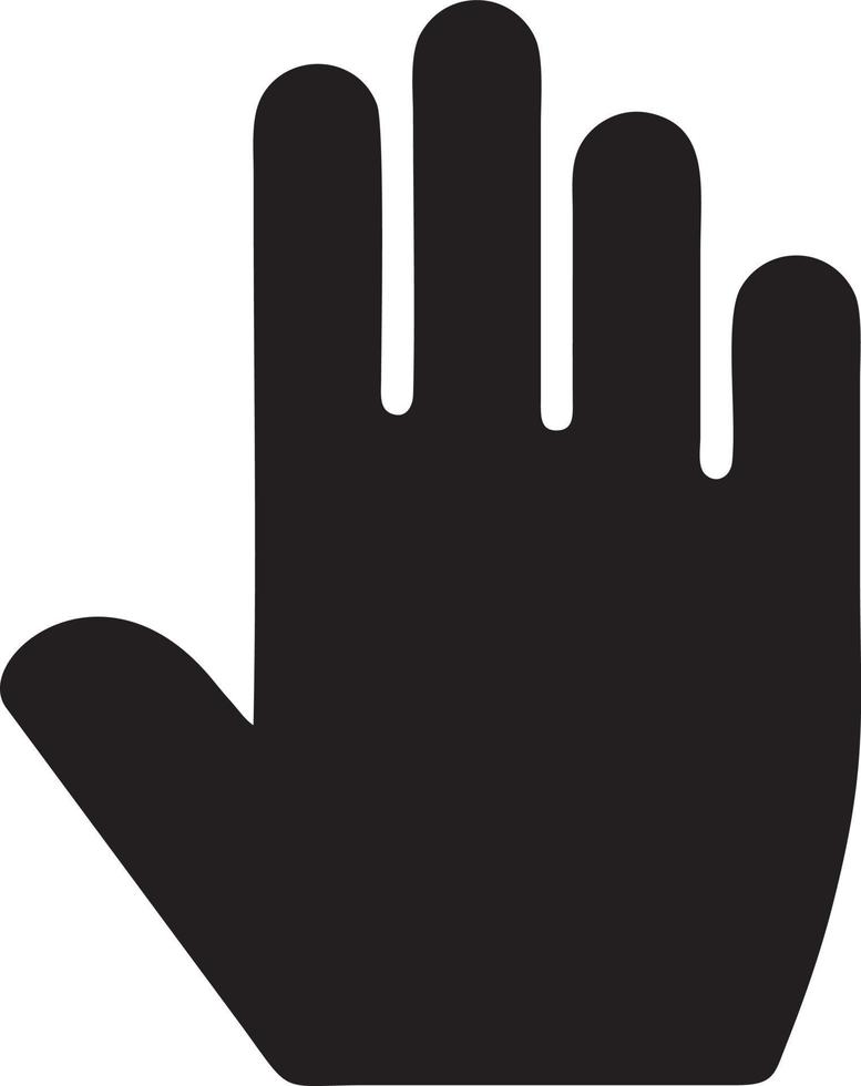 Hand icon symbol vector image. Illustration of the isolated finger hand touch human design. EPS 10