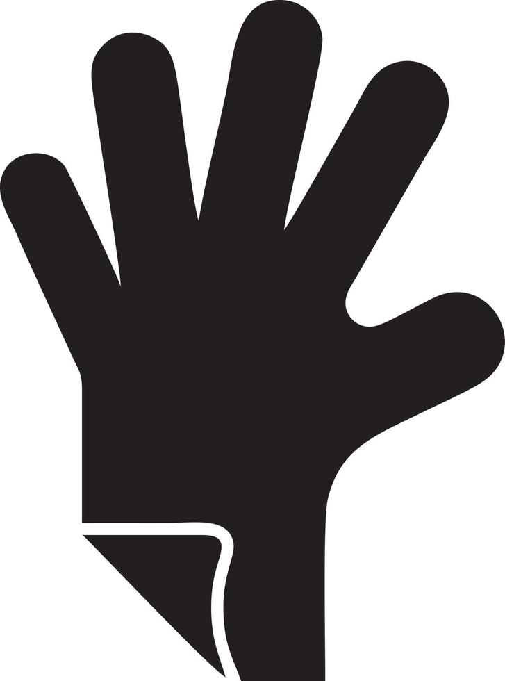 Hand icon symbol vector image. Illustration of the isolated finger hand touch human design. EPS 10