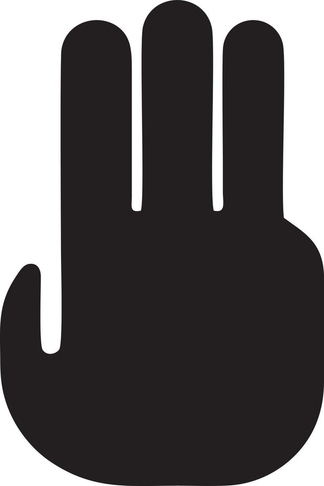 Hand icon symbol vector image. Illustration of the isolated finger hand touch human design. EPS 10