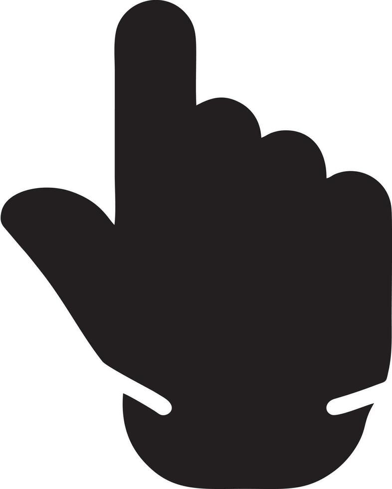 Hand icon symbol vector image. Illustration of the isolated finger hand touch human design. EPS 10
