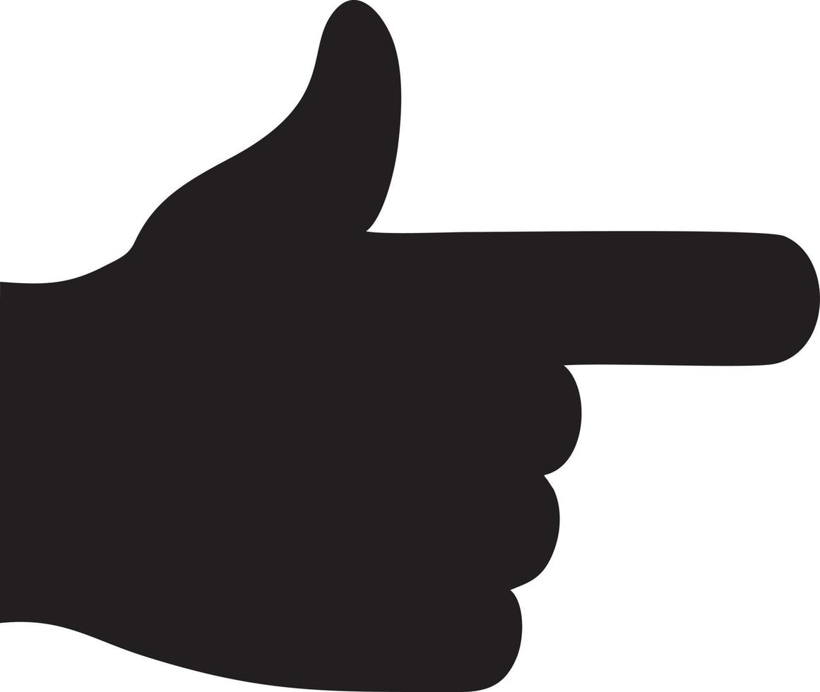 Hand icon symbol vector image. Illustration of the isolated finger hand touch human design. EPS 10