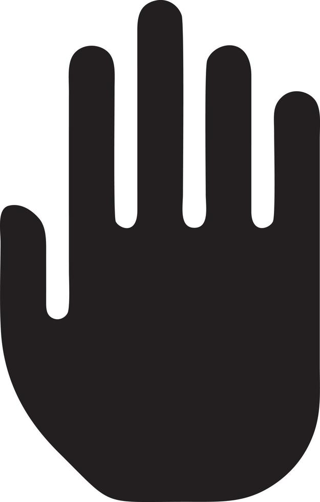 Hand icon symbol vector image. Illustration of the isolated finger hand touch human design. EPS 10