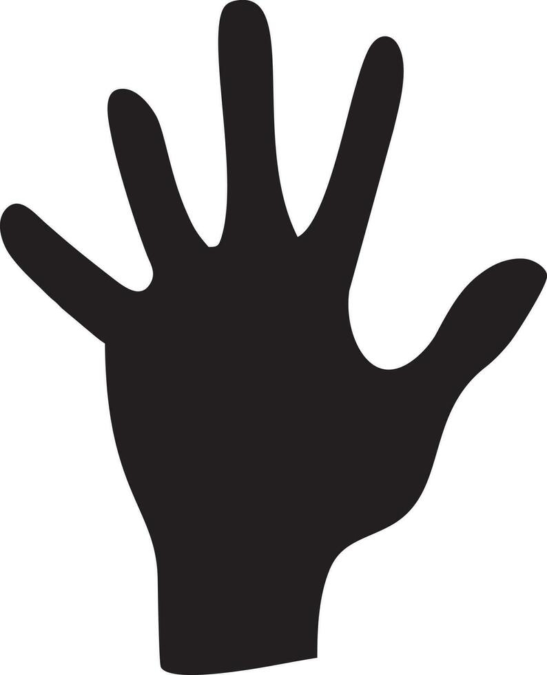 Hand icon symbol vector image. Illustration of the isolated finger hand touch human design. EPS 10
