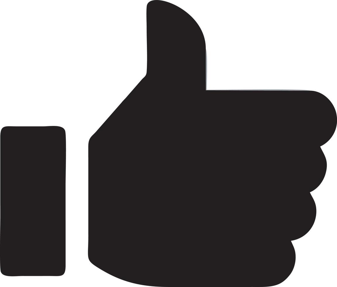Hand icon symbol vector image. Illustration of the isolated finger hand touch human design. EPS 10