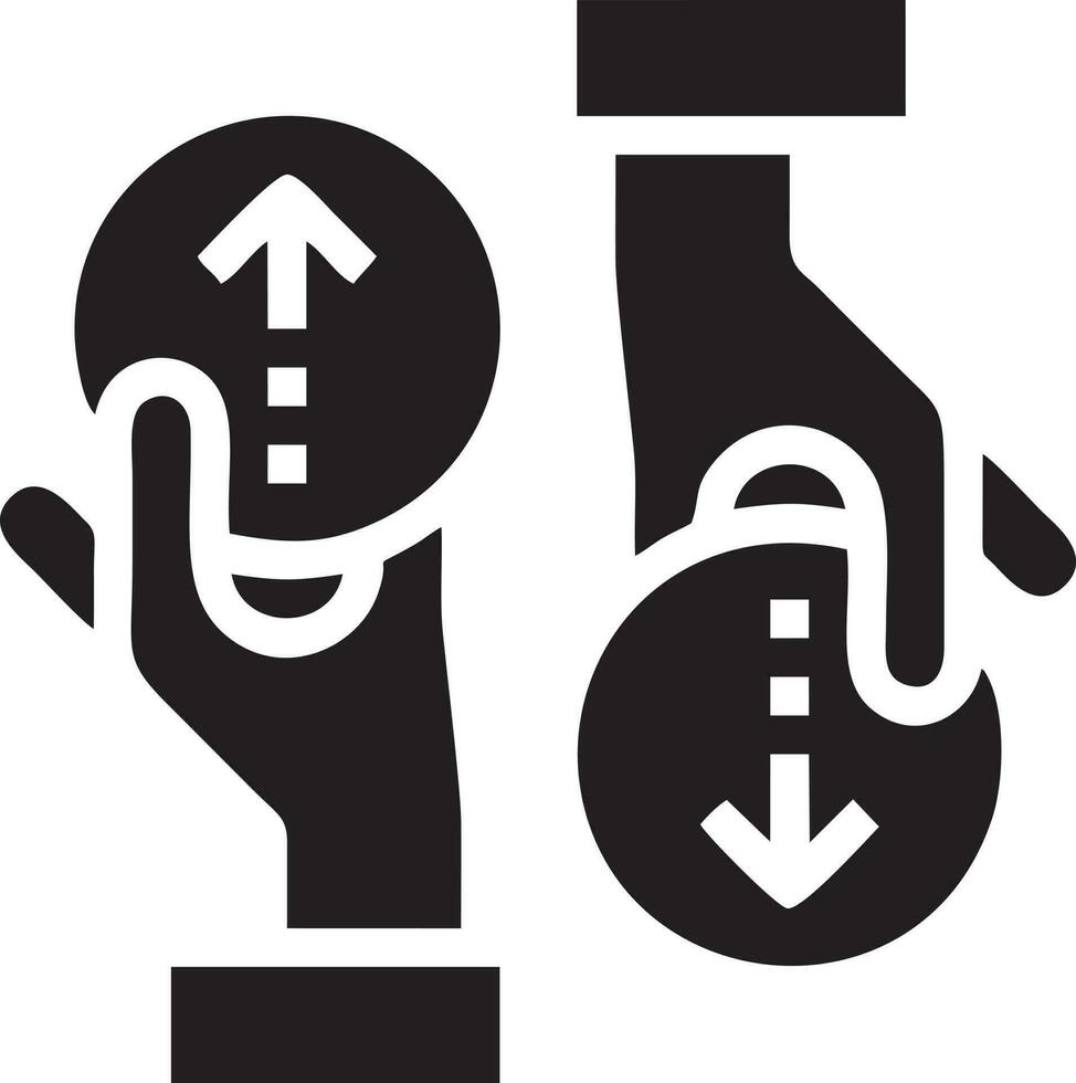 Hand icon symbol vector image. Illustration of the isolated finger hand touch human design. EPS 10