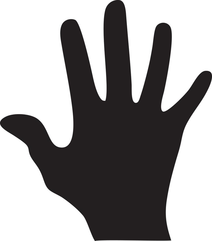 Hand icon symbol vector image. Illustration of the isolated finger hand touch human design. EPS 10