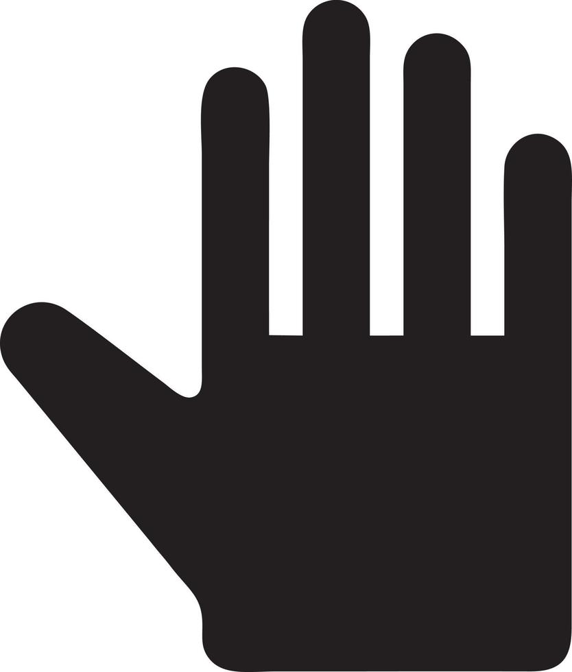 Hand icon symbol vector image. Illustration of the isolated finger hand touch human design. EPS 10