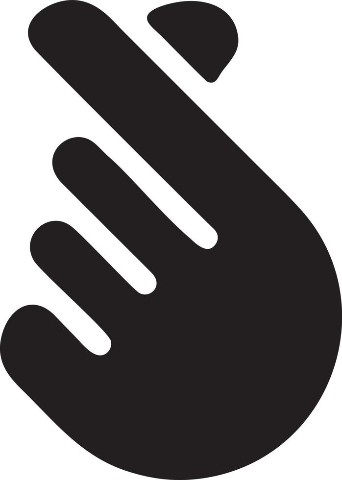 Hand icon symbol vector image. Illustration of the isolated finger hand touch human design. EPS 10