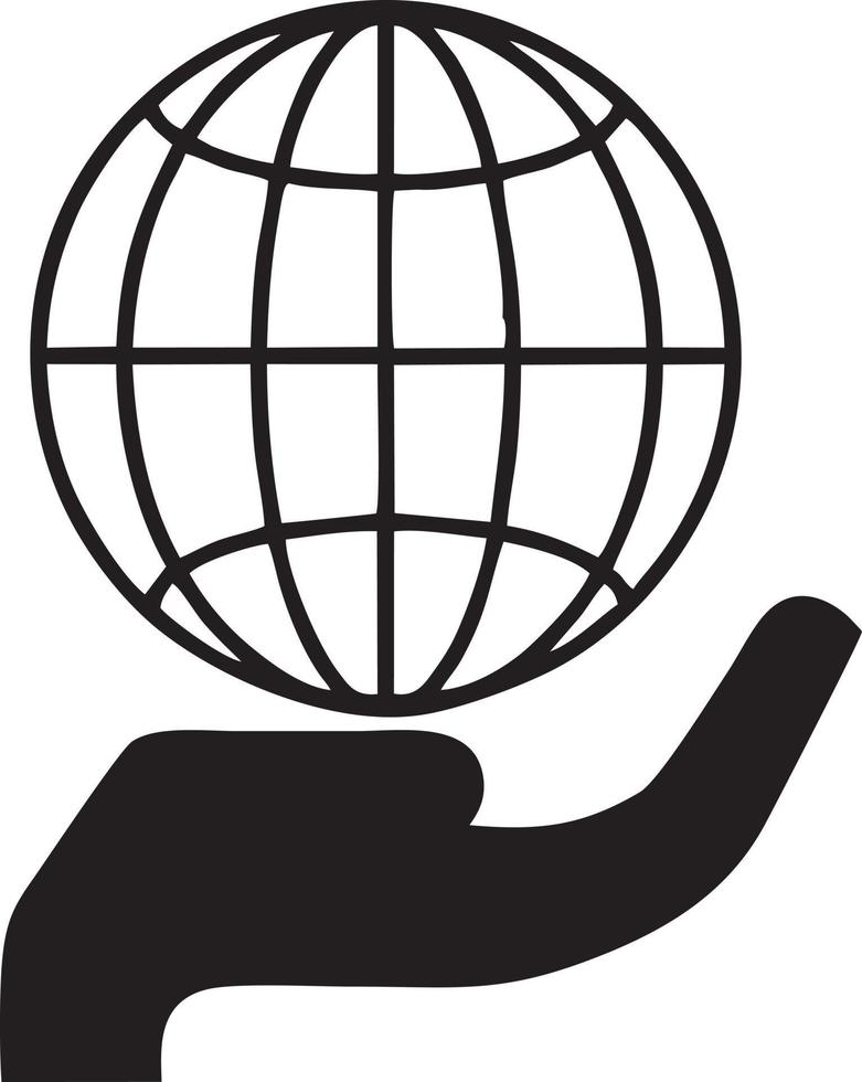 Hand icon symbol vector image. Illustration of the isolated finger hand touch human design. EPS 10