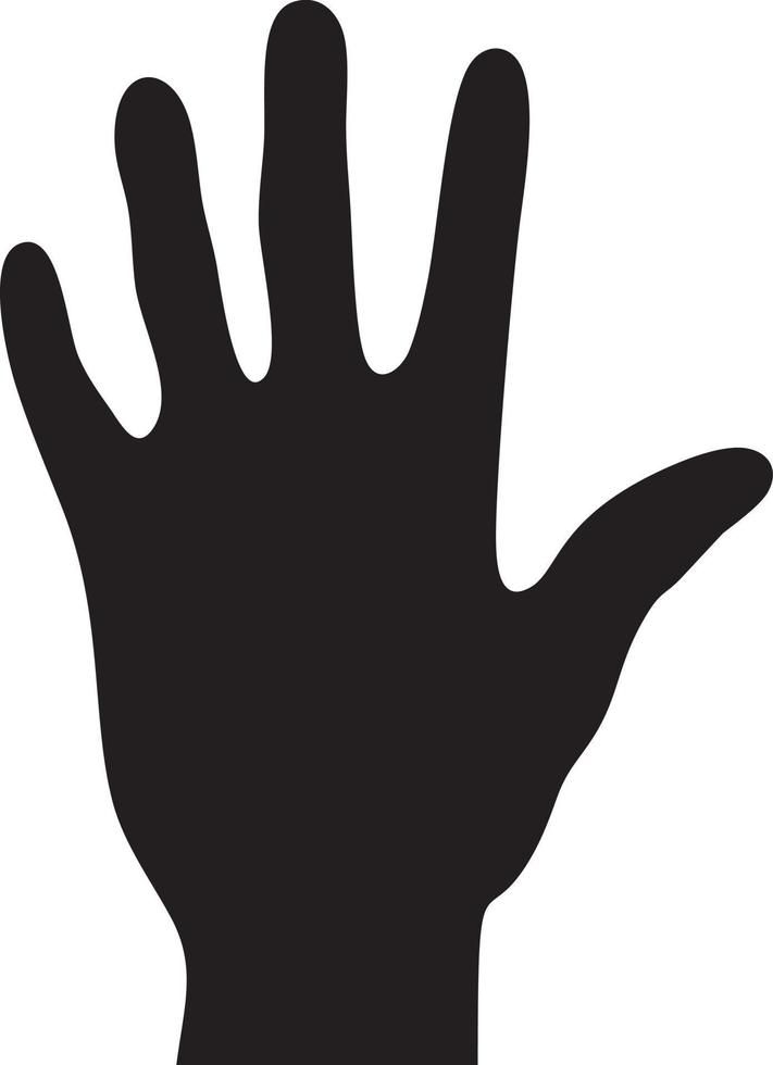 Hand icon symbol vector image. Illustration of the isolated finger hand touch human design. EPS 10