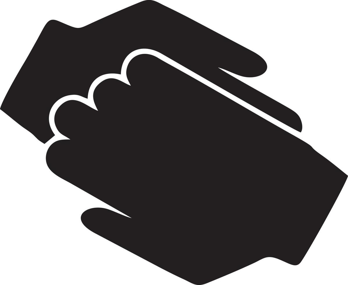 Hand icon symbol vector image. Illustration of the isolated finger hand touch human design. EPS 10