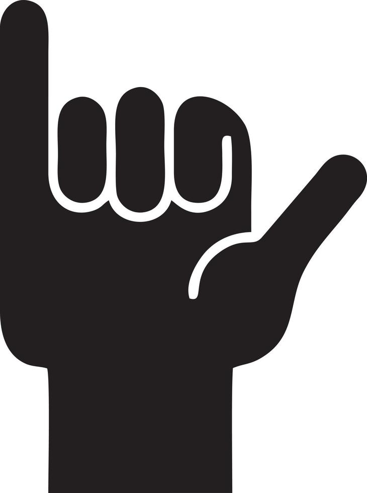 Hand icon symbol vector image. Illustration of the isolated finger hand touch human design. EPS 10