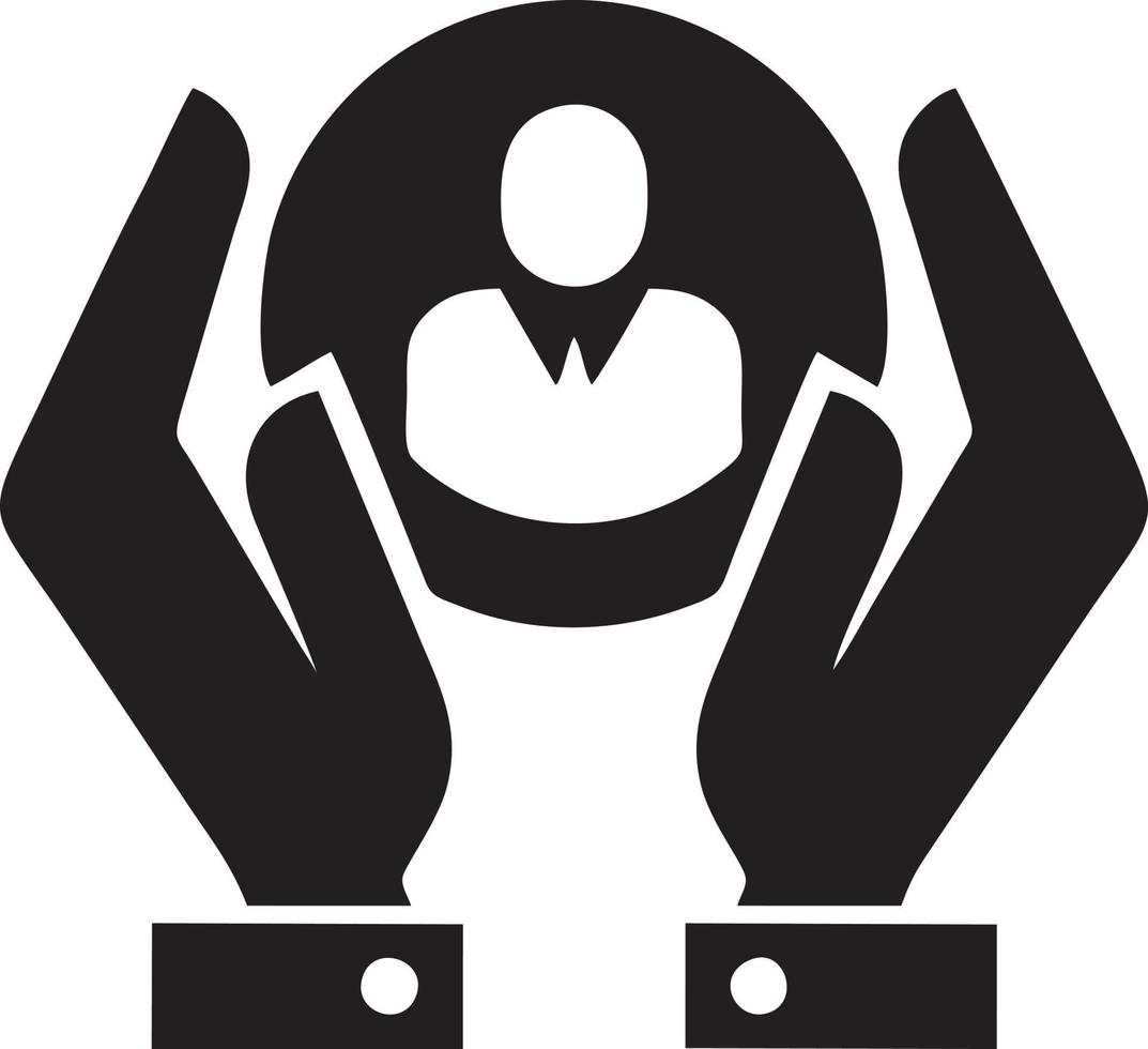 Hand icon symbol vector image. Illustration of the isolated finger hand touch human design. EPS 10