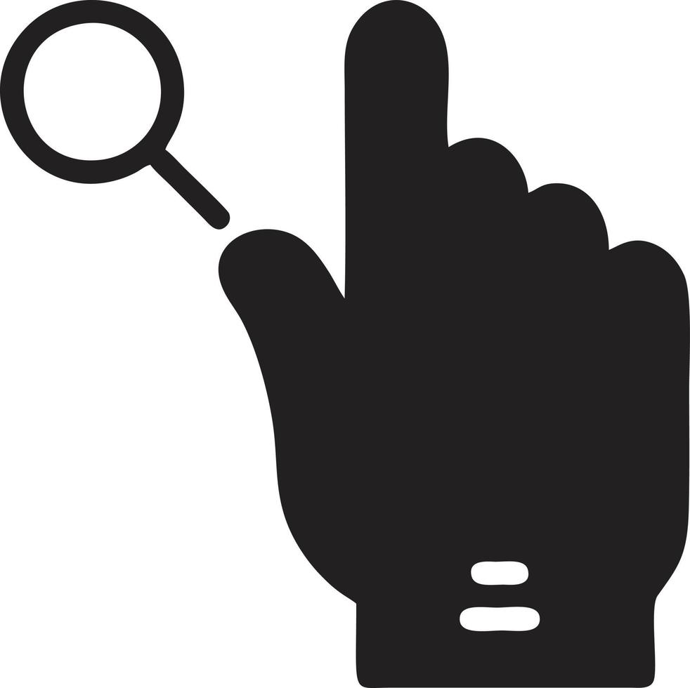 Hand icon symbol vector image. Illustration of the isolated finger hand touch human design. EPS 10