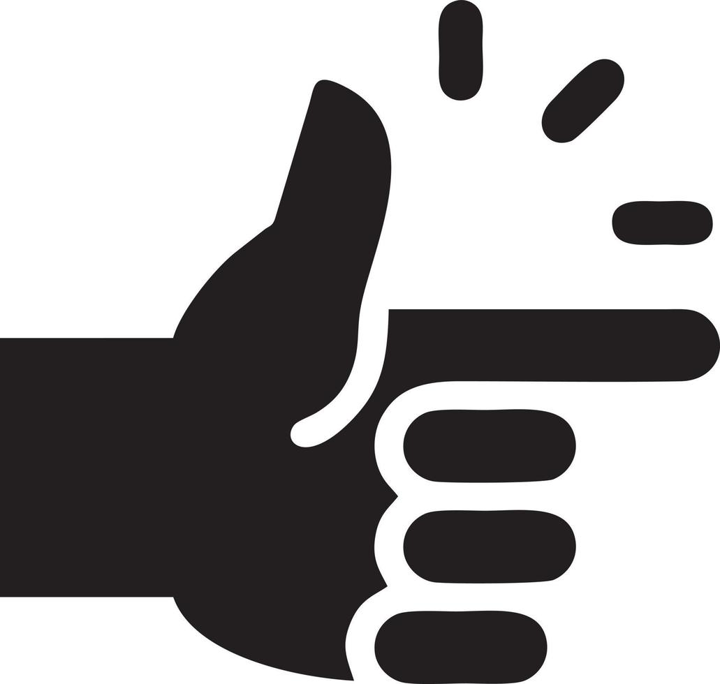Hand icon symbol vector image. Illustration of the isolated finger hand touch human design. EPS 10