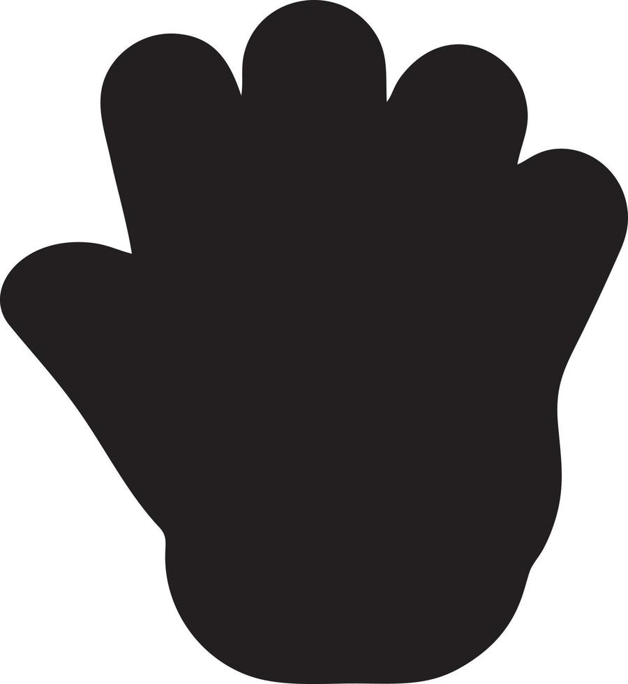 Hand icon symbol vector image. Illustration of the isolated finger hand touch human design. EPS 10