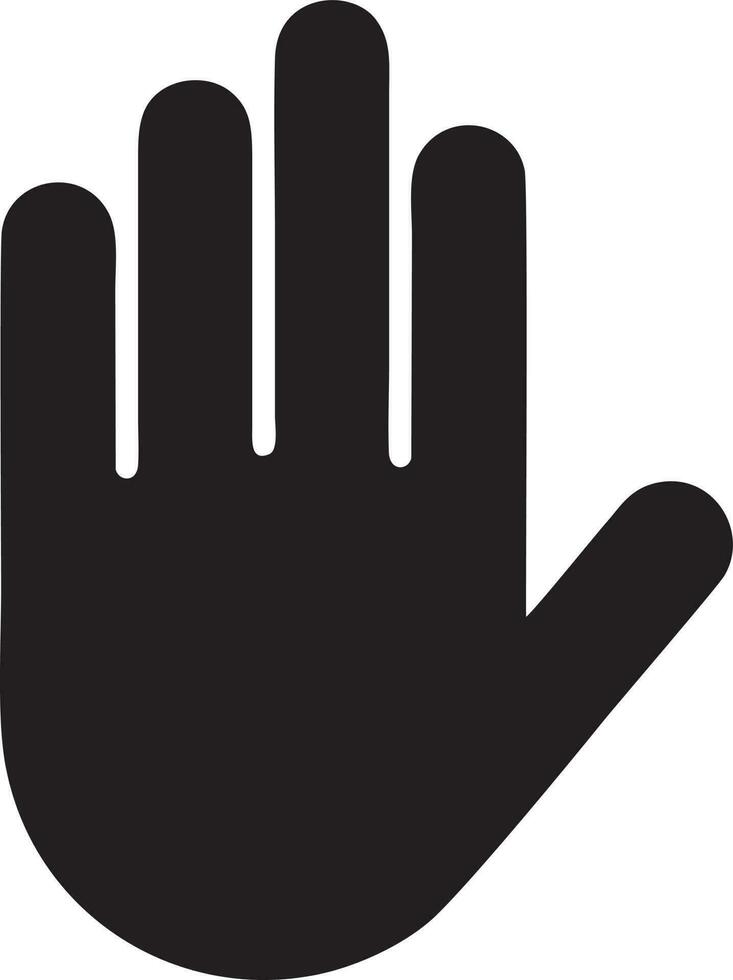 Hand icon symbol vector image. Illustration of the isolated finger hand touch human design. EPS 10