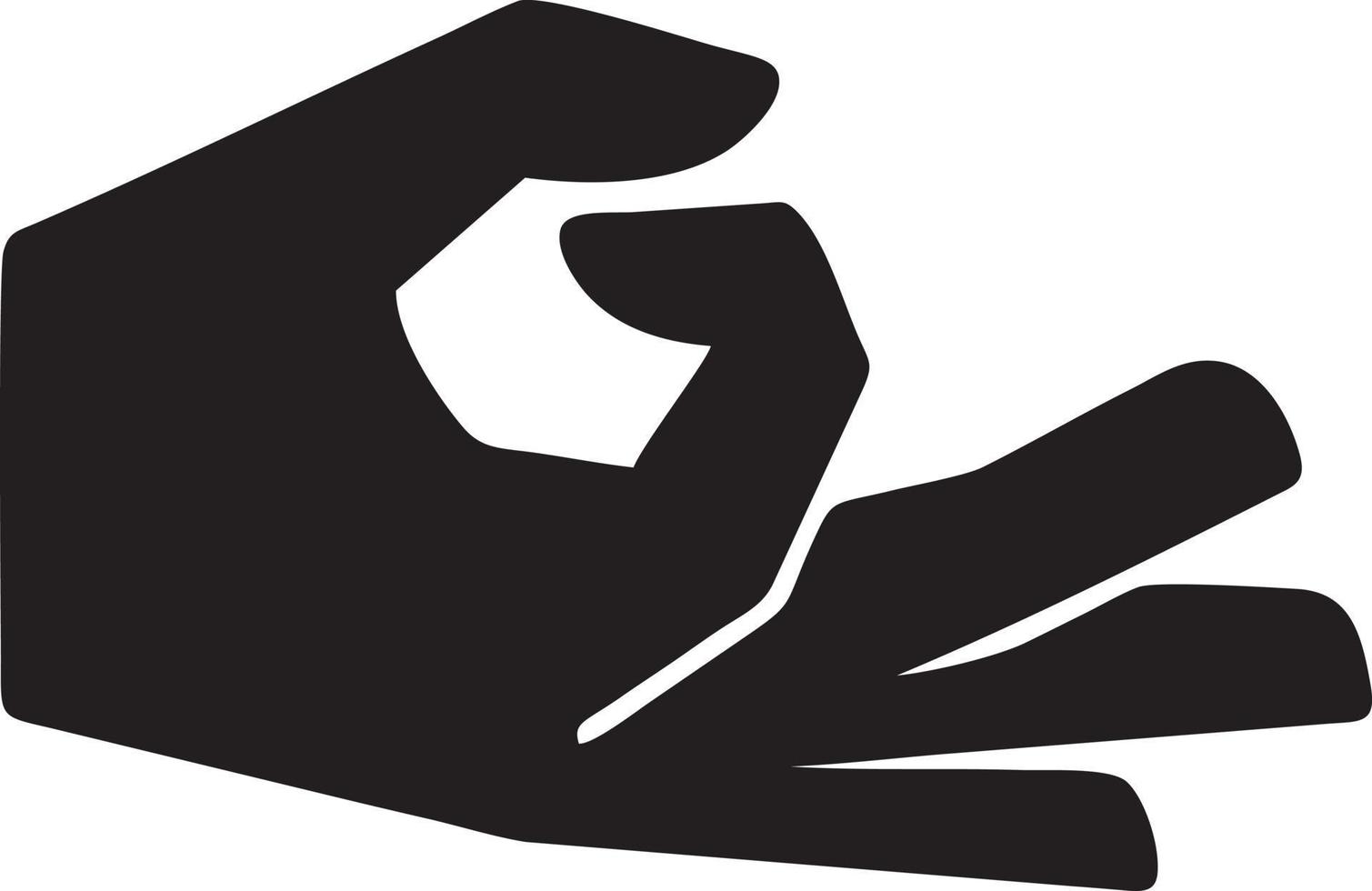 Hand icon symbol vector image. Illustration of the isolated finger hand touch human design. EPS 10