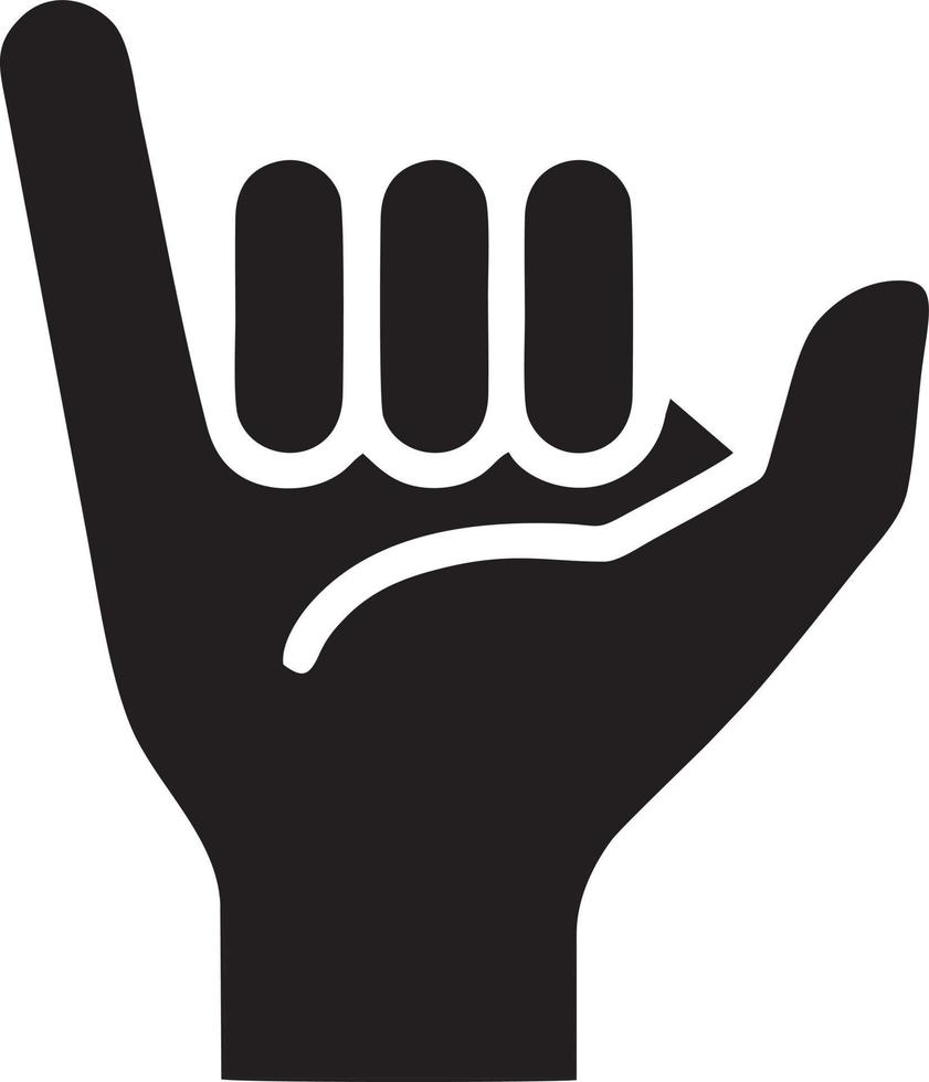 Hand icon symbol vector image. Illustration of the isolated finger hand touch human design. EPS 10