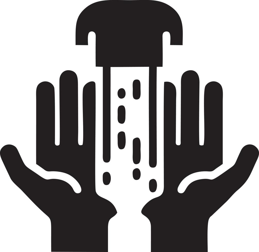 Hand icon symbol vector image. Illustration of the isolated finger hand touch human design. EPS 10