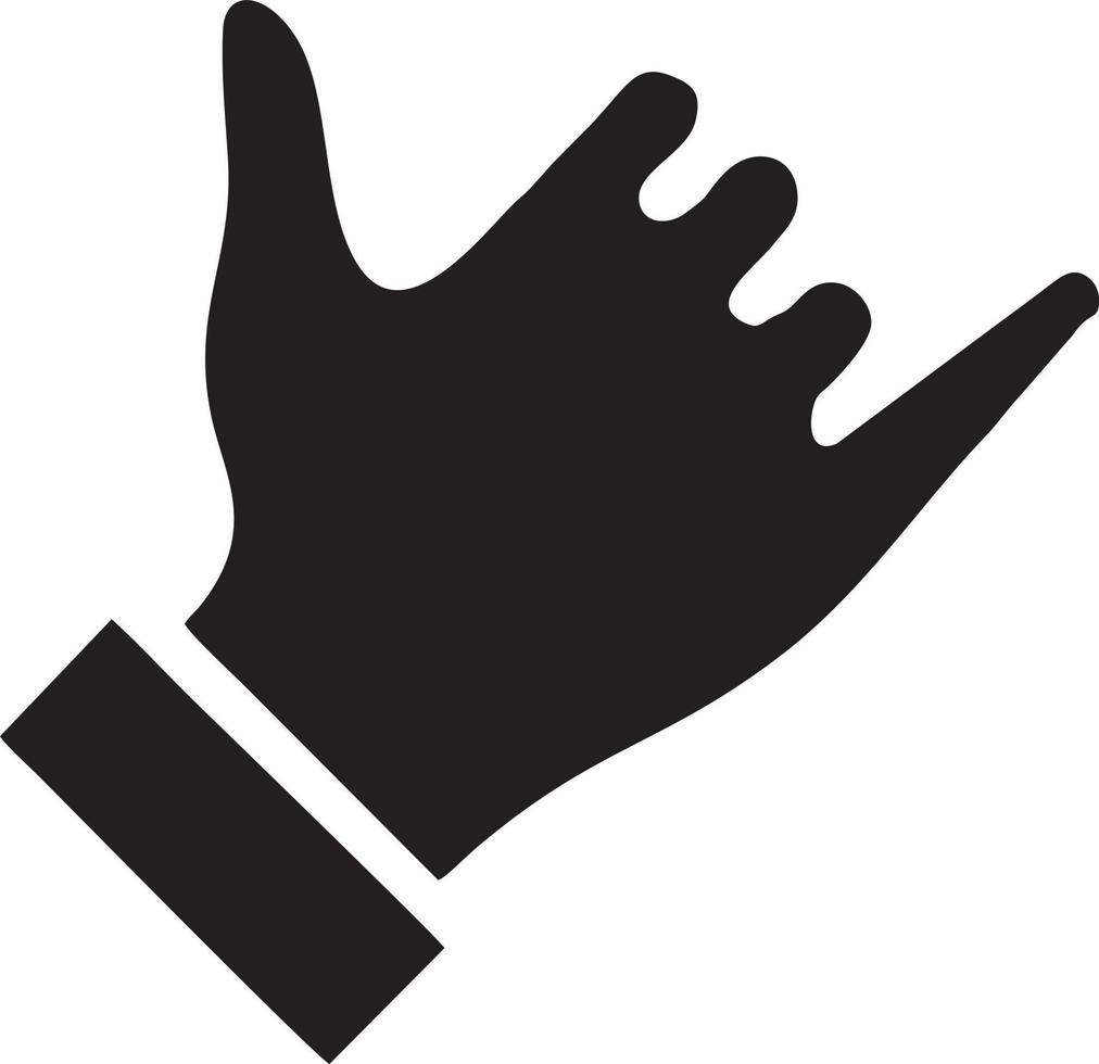 Hand icon symbol vector image. Illustration of the isolated finger hand touch human design. EPS 10